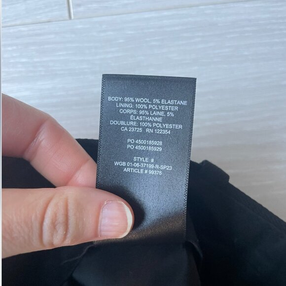 Aritzia Babaton Agency Pant Black - Picture 8 of 9